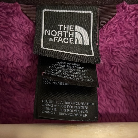 Purple The North Face Fleece - Picture 4 of 7